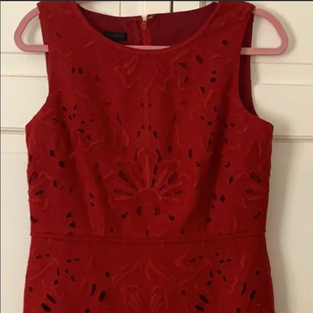 Talbots Wool blend Sheath dress in Dark Red, Sz 6 (runs generous) - Picture 4 of 10